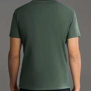 T-shirts Homme Slim Fit Style Poche Nouvelle Collection 2025 – Toutes Couleurs, Séchage Rapide, Idéaux pour les Fêtes, Confortables, Chemises Unies pour Hommes - Product Image 5