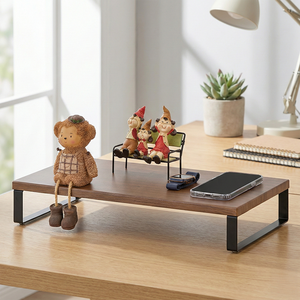 Black Friday Wholesale Taiwan <b>Storage</b> Furniture Manufacturer Wood Grain MDF Kitchen Stackable Cabinet Metal Counter <b>Shelves</b> - Product Image 1