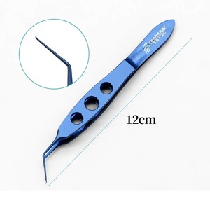 Pinzas Oftálmicas de Acero Inoxidable Ametrine Surgical AS-786, Estilo Ultrata, Pinzas para Capsulorrexis, Instrumento Quirúrgico Ocular - Product Image 2