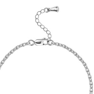 Bracelet tennis argenté avec breloque numérique décorative – Accessoire de mode élégant pour femme, idéal pour mariage ou cadeau - Product Image 3