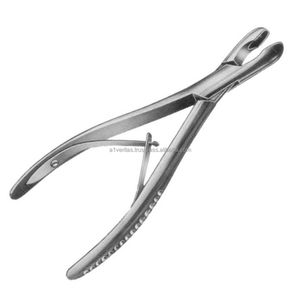 High Quality A-1 VERITAS Straight & Curved Luer Bone Rongeur Forcep Stainless Steel Bone Surgery Instrument | needle holder - Product Image 2