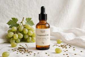 Aceite de Semillas de Uva Orgánico Himveda 30ml 100% Puro Prensado en Frío Natural Vegano Sin OMG Aceite Portador para Cuidado de la Piel y SPA - Product Image 2