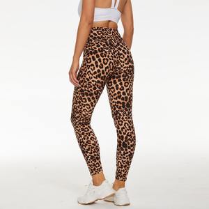 Leggings de yoga et de sport pour femmes, décontractés, d'hiver, doublés polaire, respirants, taille mi-haute, en coton et bambou, longueur genou, taille personnalisée - Product Image 2