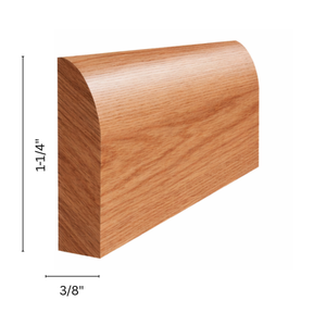 Plinthes et moulures de plafond en chêne rouge écologiques, résistantes à l'humidité, surface lisse, sur mesure, pour usage résidentiel et commercial - Product Image 2