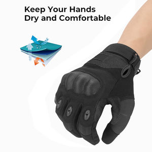 Gants de moto en cuir véritable respirant pour hommes et femmes, avec une forte adhérence de la paume, logo et design personnalisés, protection pour moto - Product Image 3