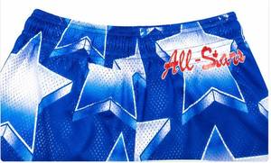 Shorts de basketball pour hommes All-Stars, motif uni, taille mi-haute, élastique, respirant, séchage rapide, tissu peigné décontracté, 100 % polyester - Product Image 4