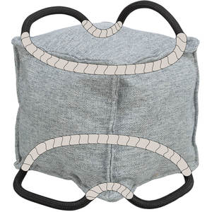 CityStyle <b>Recycled</b> Materials Pet Chew Toys Bucket <b>Fabric</b> & Rope Design - Product Image 2