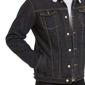 Veste en jean brodée vintage décontractée et tendance pour homme, 100 % coton respirant, confortable pour l'hiver – Nouvelle collection en promotion - Product Image 6