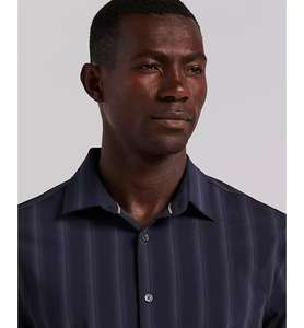 Camisa Hombre Manga Larga Ombre Yarn-Dyed Stripe | Perry Ellis - Product Image 4