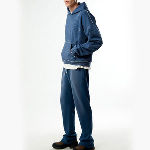 Wholesale Streetwear Tracksuit Heavyweight Cotton Activewear Set Low MOQ Factory for Brand Buyers - Product Image 6