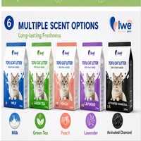Pasir Kucing Tofu Kompak, Penghilang Bau Kuat, Tidak Mengiritasi, Untuk Kucing Sensitif, Harga Grosir, Distributor Hewan Peliharaan Global