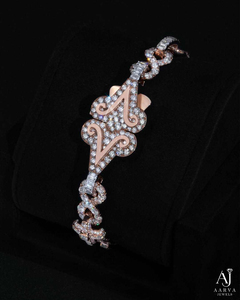 Collar de Cadena Cubana de Plata de Ley 925 con Moissanita, Diseño de Cruz con Incrustaciones, Bañado en Rodio, Unisex, Regalo de Compromiso - Product Image 2