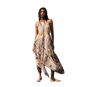 Vestido Midi Estampado de Moda para Mujer, Vestido Casual de Longitud Midi - Product Image 1