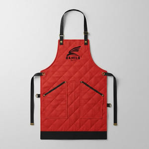 Delantal de Carpintero Ajustable de Algodón Resistente con Correa Cruzada y Bolsa para Herramientas, Uniforme de Trabajo con Color Personalizado para Personal de Restaurantes y Bares - Product Image 3