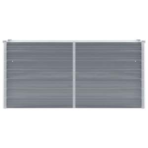 Bac à plantes surélevé en acier galvanisé gris 63,0 x 15,7 x 30,3 po pour pépinière - Product Image 3