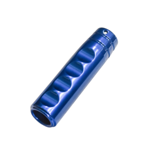 D1SPEC Universal Round Style Emergency Brake Handle Sleeve Anodized Blue Aluminum Drift Handbrake Cover <b>Interior</b> <b>Accessory</b> - Product Image 3