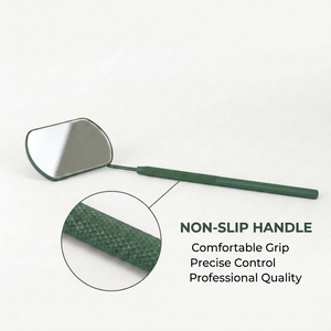 Professional Rectangular Wide View Eyelash Extension Mirror Stainless Steel Lash Inspection Mirror Detachable Handle Beauty - Product Image 5