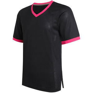 Camiseta de Fútbol Americano al por Mayor de Primera Calidad, 100% Poliéster, Logotipo Personalizado, Impresión por Sublimación, Transpirable, de Secado Rápido, Corta - Product Image 4