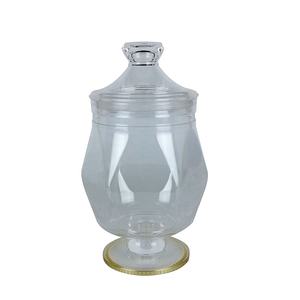 Recipiente de almacenamiento de alimentos redondo moderno de plástico acrílico transparente JACK WORTH con tapa hermética - Product Image 1