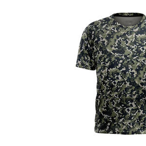 เสื้อยืดลายพรางขนาดใหญ่สำหรับผู้ชาย สตรีทแวร์ ผ้าฝ้าย พิมพ์ลาย แขนสั้น สวมใส่สบาย ทรงหลวม เสื้อยืดฤดูร้อน - Product Image 3