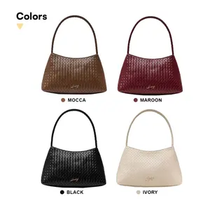 Sac à bandoulière tissé élégant pour femmes, sac Naura, dernière collection - Product Image 4