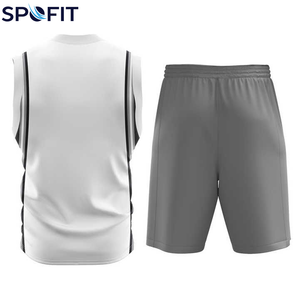 Ensemble d'uniformes de basketball personnalisés sublimés de qualité supérieure, haute performance, en mesh léger, pour jeunes et adultes - Product Image 2