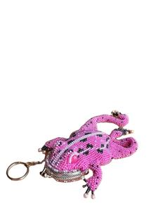 Llavero bordado con cuentas a mano de alta calidad Llaveros de cuentas de semillas de diseño único en un hermoso color de la India - Product Image 5