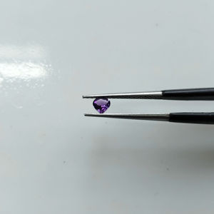 Ametista Africana Natural de 3.5MM en Forma de Corazón, Color Púrpura, Gemas Sueltas de la Mejor Calidad para Joyería, Gemas de Montaña Roja - Product Image 1