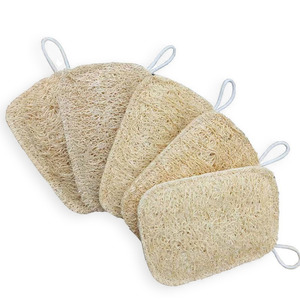 Tampons nettoyants en loofah de la plus haute qualité, tampons exfoliants naturels pour la douche, prix le plus bas du Vietnam - Product Image 1