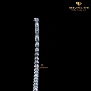 4.75 TCW Custom CVD Lab Grown Marquise Cut Diamond Tennis Bracelet Anniversary Gift 14k <b>Solid</b> <b>Gold</b> D-E-F Color VVS-VS Clarity - Product Image 5