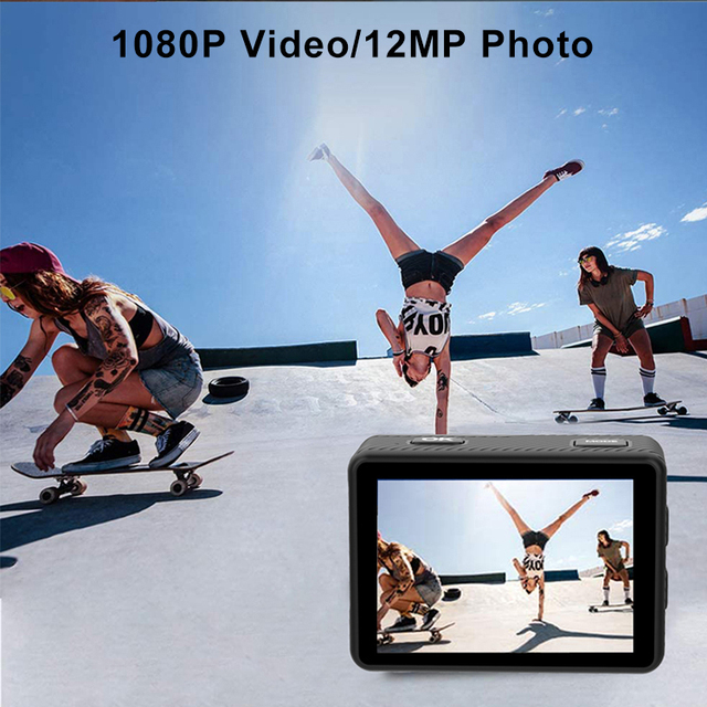 Best Factory Wholesale 30m Waterproof case 1080p Dual Screen WIFI 900mAh Battery 140 Wide Angle SD Card SPRITE Sports Camera