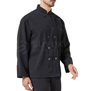 Veste de chef à manches longues, vêtements de cuisine respirants, anti-rides, durables, tenue de travail professionnelle pour la cuisine - Product Image 6