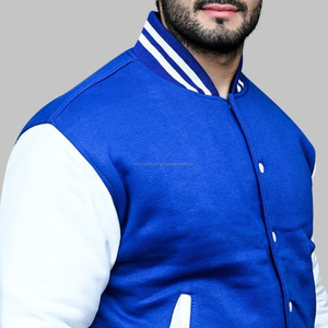 Custom Varsity Chaquetas de alta calidad de algodón de lana Letterman béisbol Plus Size Jacket - Product Image 4