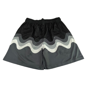 Shorts de basket-ball pour hommes SHY SPORTS personnalisés en maille rétro 100% polyester, 6 pouces, pour la salle de sport, sublimés et brodés sur mesure - Product Image 1