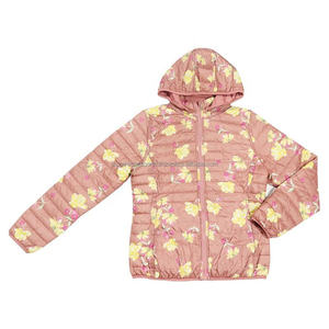 Puffer Jacket for Women Vintage Varsity Style <b>Warm</b> Windproof <b>Coats</b> 2-in-1 Wholesale Clothing Canvas - Product Image 1
