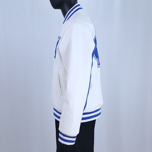 Chaqueta de lana de invierno con bordado de chenilla, parches personalizables al por mayor, chaqueta universitaria para hombre, chaqueta universitaria de moda urbana - Product Image 4