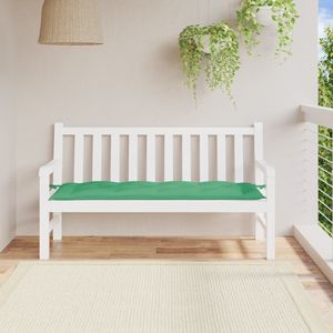Cojín para Banco de Jardín de Tela Oxford Verde 100% Poliéster, Cojines y Almohadas para Exteriores - Product Image 1