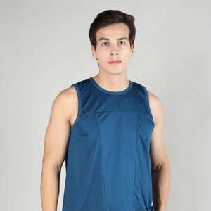 Débardeur de sport pour homme, respirant, séchage rapide, 100% polyester, sans manches - Product Image 4