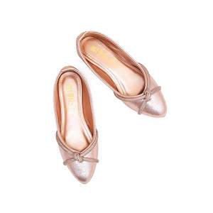 Pompes formelles pour filles Champagne KD2380 - Product Image 1