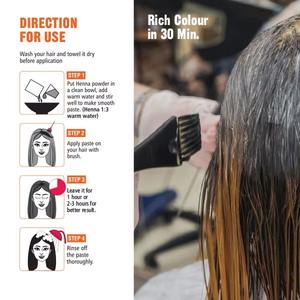 Henna Adore de Calidad Premium, Materiales Químicos, Color Temporal para el Cabello de Grado Cosmético para Uso en Salón, Marca Privada OEM - Product Image 4