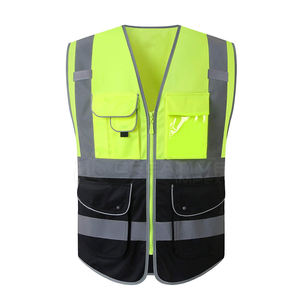 Reflective Vest Safety Vest <b>Jacket</b> Strip Personal Security <b>Construction</b> High Visibility Hi Vis <b>Work</b> Safety vest - Product Image 1