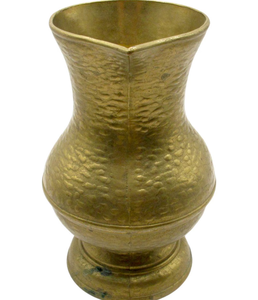 Pichet à eau vintage en métal martelé avec poignée et bec courbes pour restaurant et hôtel, en cuivre pur, design entièrement gaufré - Product Image 3