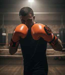 Gants de boxe respirants et légers de haute qualité, design tendance, rembourrage en mousse, évacuation de l'humidité, gants de MMA, poignées ergonomiques - Product Image 2