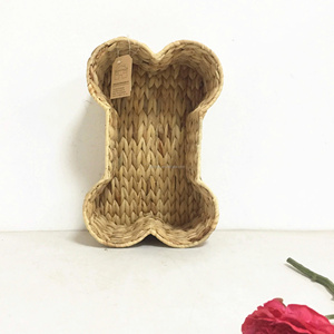 High Quality Hyacinth Pet <b>Basket</b> Dog Bone Water Hyacinth Bed and <b>Toy</b> Handmade in Vietnam Home Organizer - Product Image 5