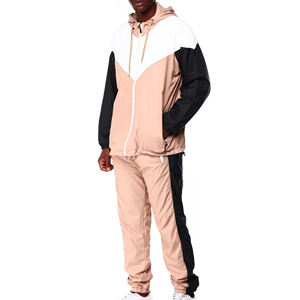 Chaqueta Deportiva de Invierno Personalizada de Alta Calidad para Hombre, con Capucha, Sólida, de 2 Piezas, de Forro Polar, para Gimnasio y Jogging - Product Image 4