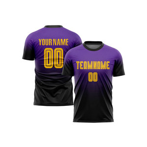 T-shirt de sport à manches courtes pour homme, dégradé rouge et noir, imprimé en sérigraphie sur le devant, col rond, coupe classique, 100% coton, séchage rapide - Product Image 3