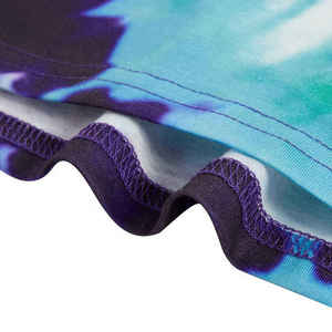 Camisetas de Verano 2026 Nuevas, Personalizadas, Ecológicas, Holgadas, con Hombros Caídos, Estampadas con Tie Dye para Mujer, Camisetas de Alta Calidad al por Mayor - Product Image 4