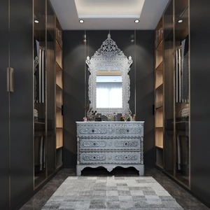 High-End Mother of Pearl Inlay <b>Mirror</b> Frame with Arabic Art Design Luxury Decorative Wall <b>Mirror</b> for Modern Homes - Product Image 6