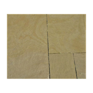 Dalles de pierre de grès beige Dholpur de grande taille, surface polie, taille personnalisée, fournies par une usine indienne - Product Image 4