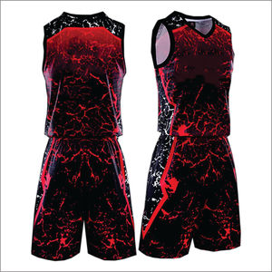 Uniforme de Baloncesto de Verano 100% Poliéster Totalmente Personalizado, Logotipo Frontal, Diseño Transpirable, Sin Mangas, Corte Regular, Precios Razonables - Product Image 1
